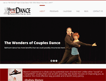 Tablet Screenshot of heartsoledance.com